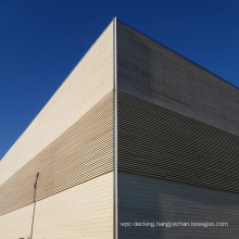 wooden finish exterior wall cladding 3d fiber wall panel